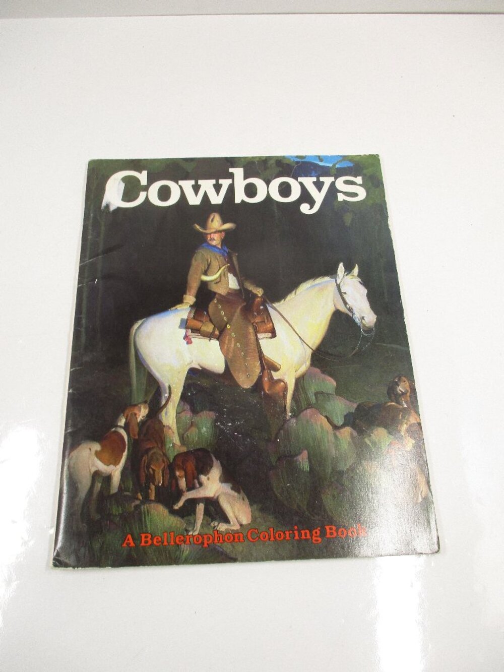 Cowboys Bellerophon Coloring Book by Ubet Tomb 1990 UNUSED